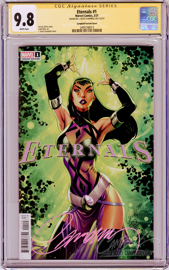 CGC 9.8 SS Eternals #1 JSC 'retail'