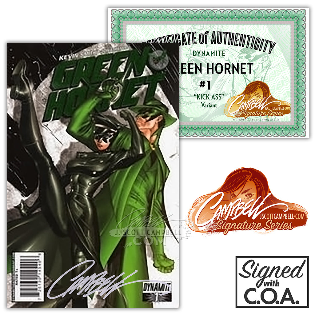 Green Hornet #1 EXCLUSIVES (2010) J. Scott Campbell