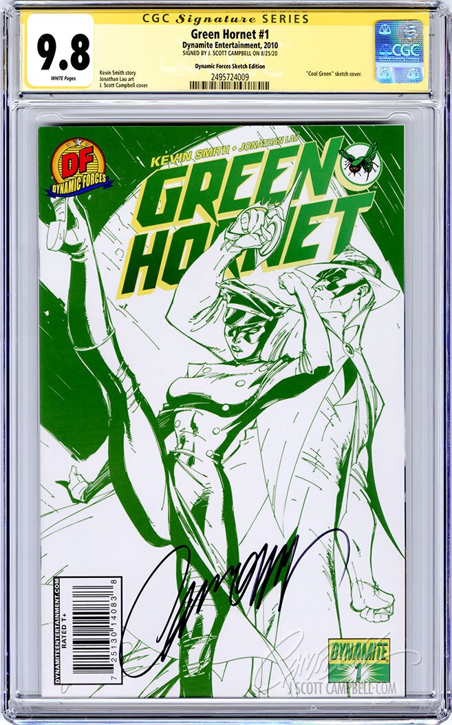 CGC 9.8 SS Green Hornet #1 "Cool Green" JSC variant