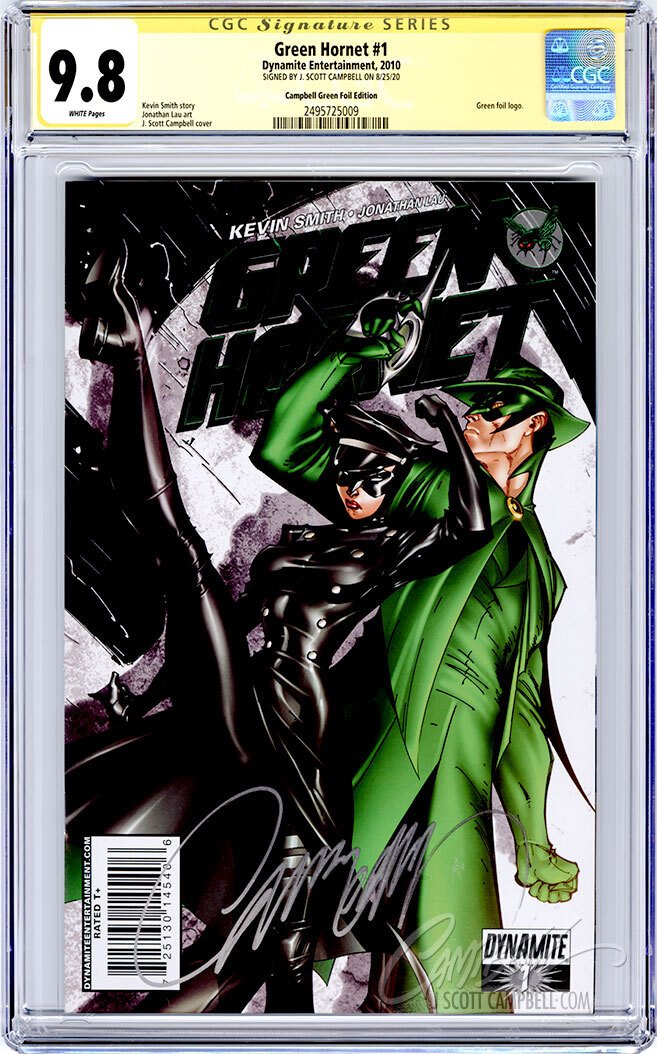 CGC 9.8 SS Green Hornet #1 "Green Foil" JSC variant