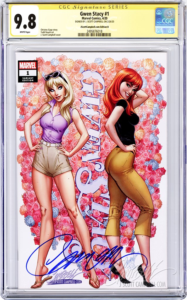 CGC 9.8 SS Gwen Stacy #1 cover B JSC