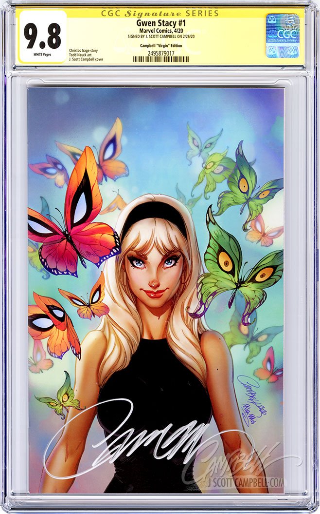 CGC 9.8 SS Gwen Stacy #1 JSC Virgin Series EXCLUSIVE