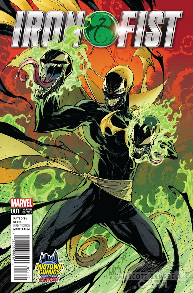 Original Art: Iron Fist #1 Midtown