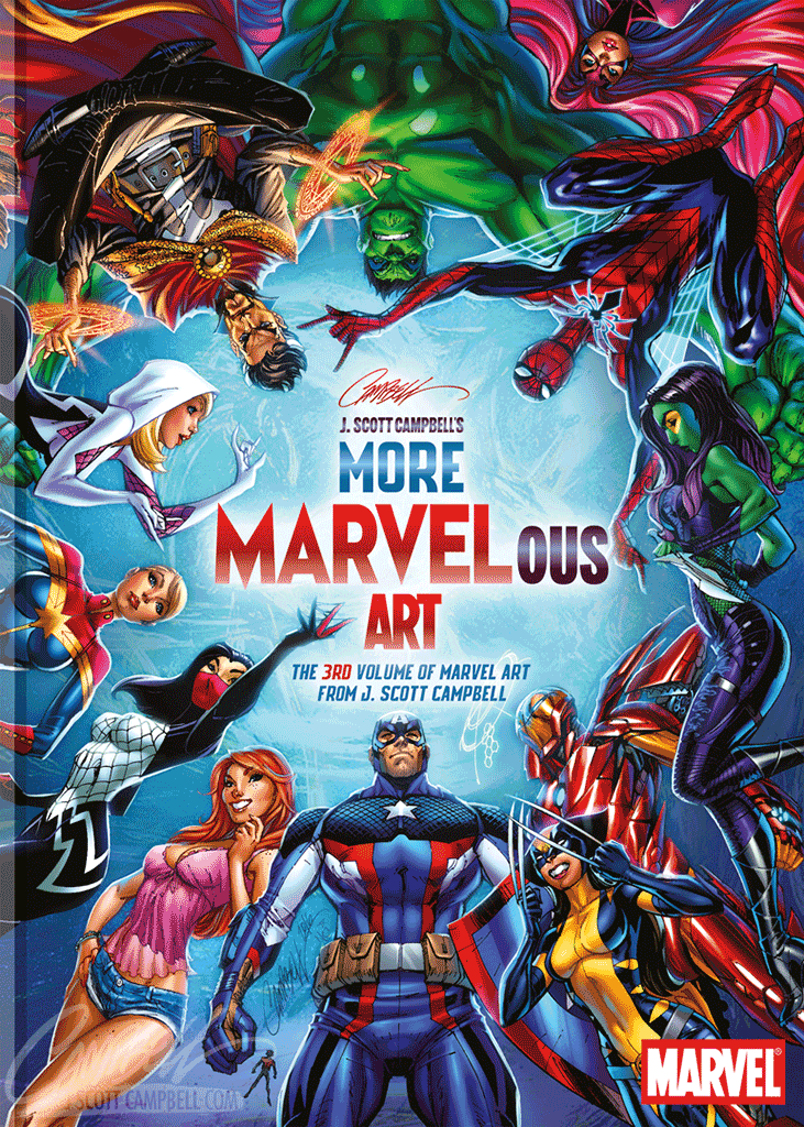 J. Scott Campbell MARVELous Art Reloaded Hardcover