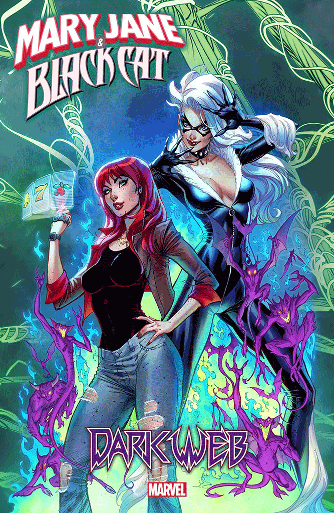 Mary Jane and Black Cat #1 "Dark Web" J. Scott Campbell