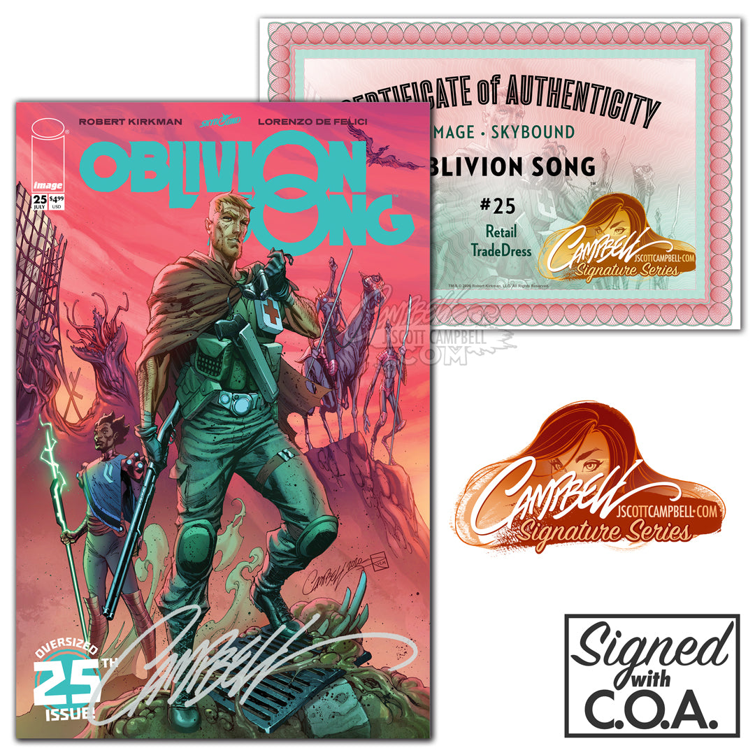 Oblivion Song #25 Anniversary Issue J. Scott Campbell