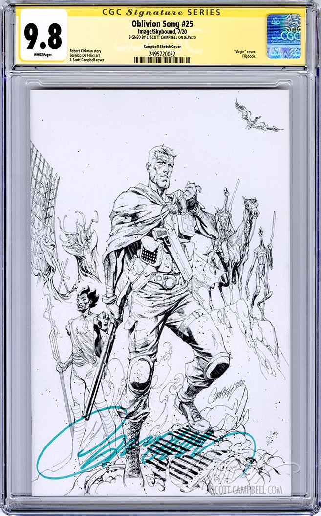 CGC 9.8 SS Oblivion Song #25 JSC EXCLUSIVE cover B