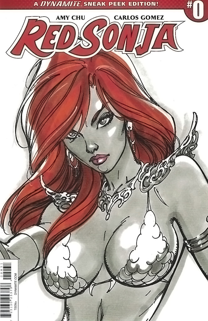 J. Scott Campbell Red Sonja #0 INCENTIVE 1:100 (2016)