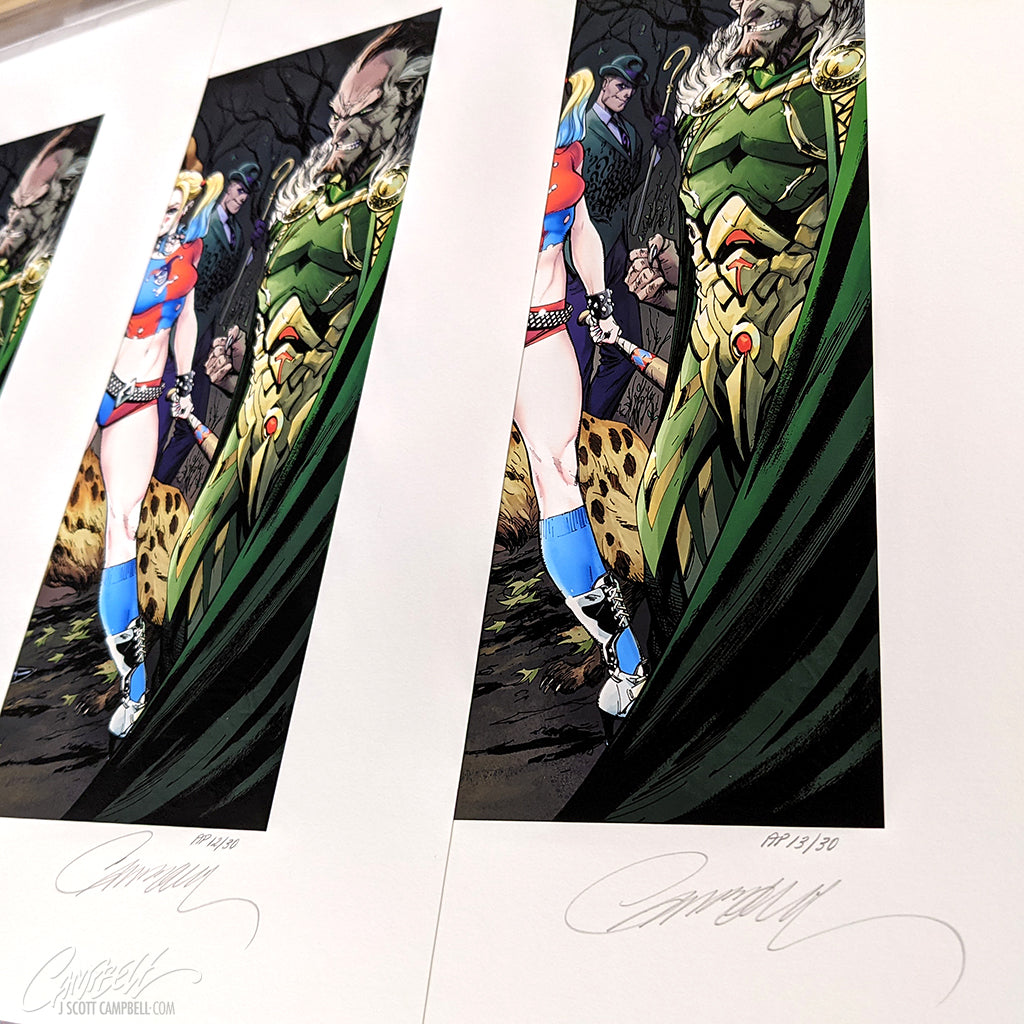 Batman #50 SIDESHOW Fine Art Giclée AP Print (38 x 15)