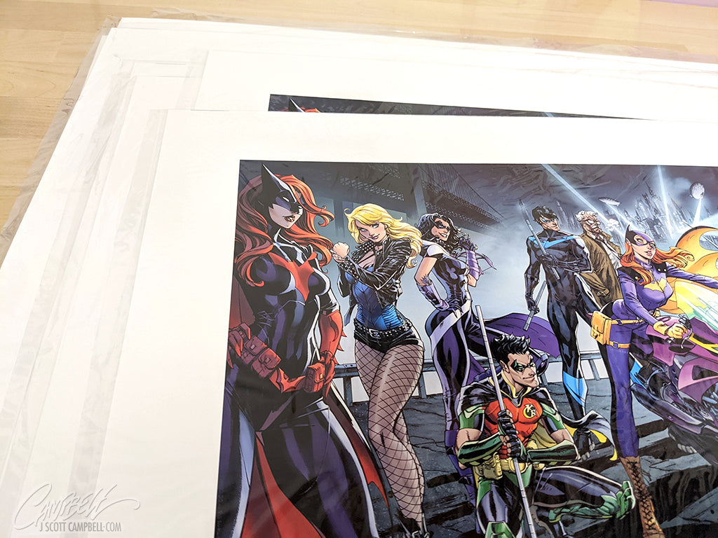 Batman #50 SIDESHOW Fine Art Giclée AP Print (38 x 15)