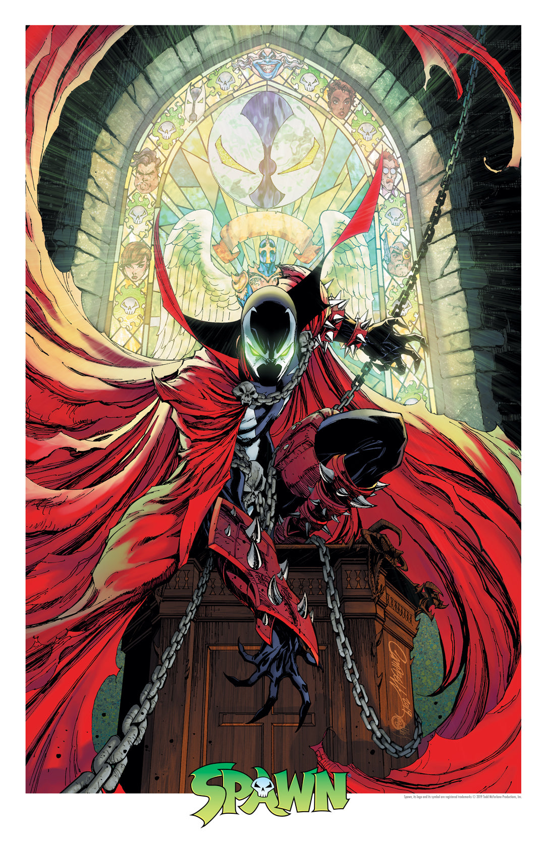 Spawn #300 Print (11x17)