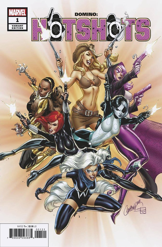 SOLD - Original Art: Domino Hotshots #1 INCENTIVE 1:50
