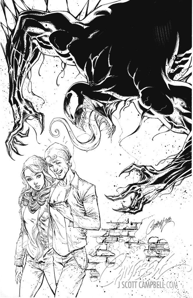 Original Art: Venom #1 Retail