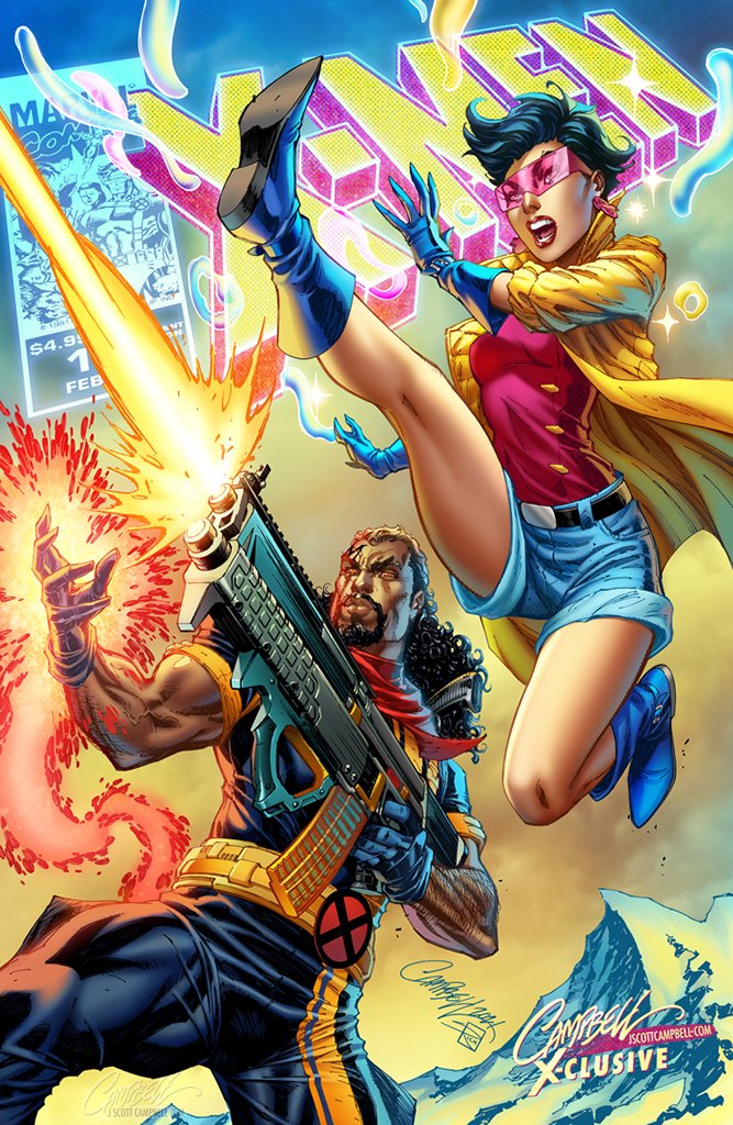 Original Art: X-Men Legends #1 JSC EXCLUSIVE cover D