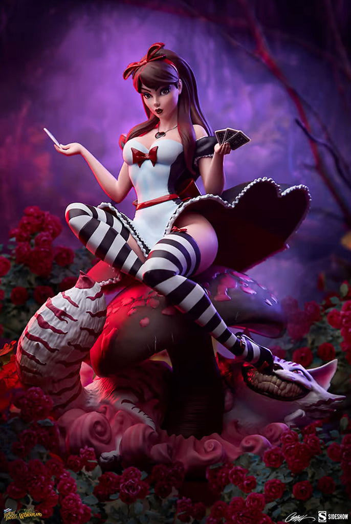 FairyTale Fantasies Alice "Game of Hearts" Edition statues