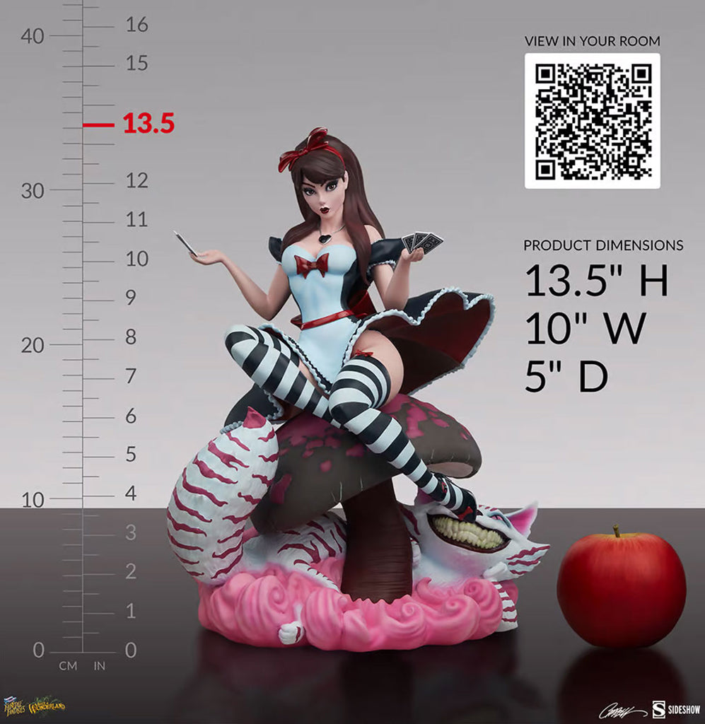 FairyTale Fantasies Alice "Game of Hearts" Edition statues