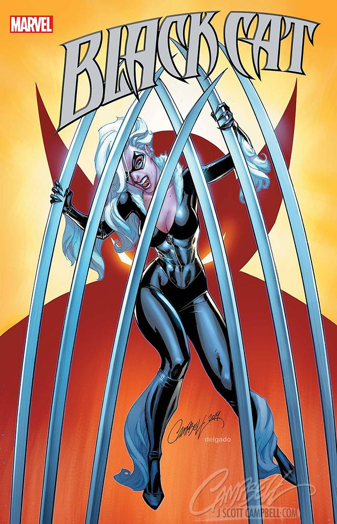 Original Art: Black Cat #9 Retail Cover