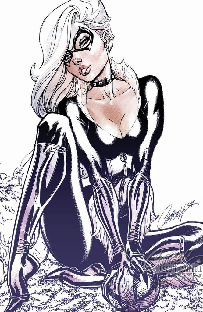 Amazing Spider-Man #14 JSC EXCLUSIVE Cover G "Black Cat, sketch"