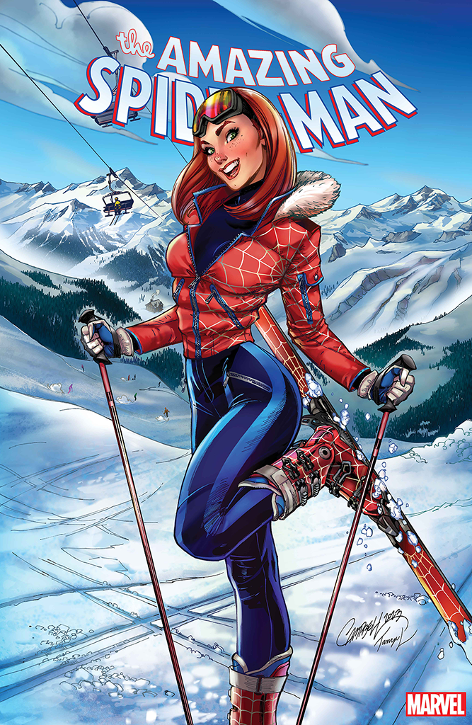 Amazing Spider-Man #40 "Ski Chalet" J. Scott Campbell Cover A trade dress