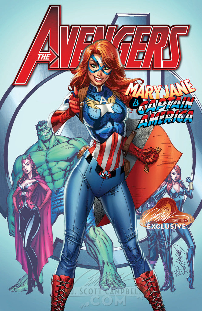 Avengers #8 J. Scott Campbell Store EXCLUSIVE Cover