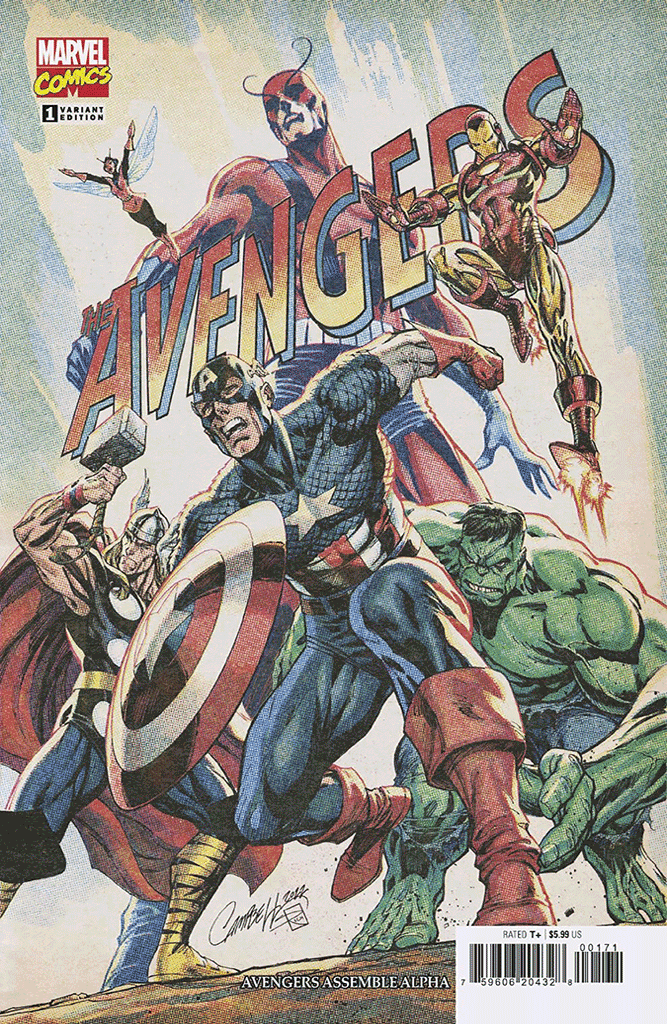Avengers Assemble Alpha #1 JSC [C] INCENTIVE 1:200 Retro