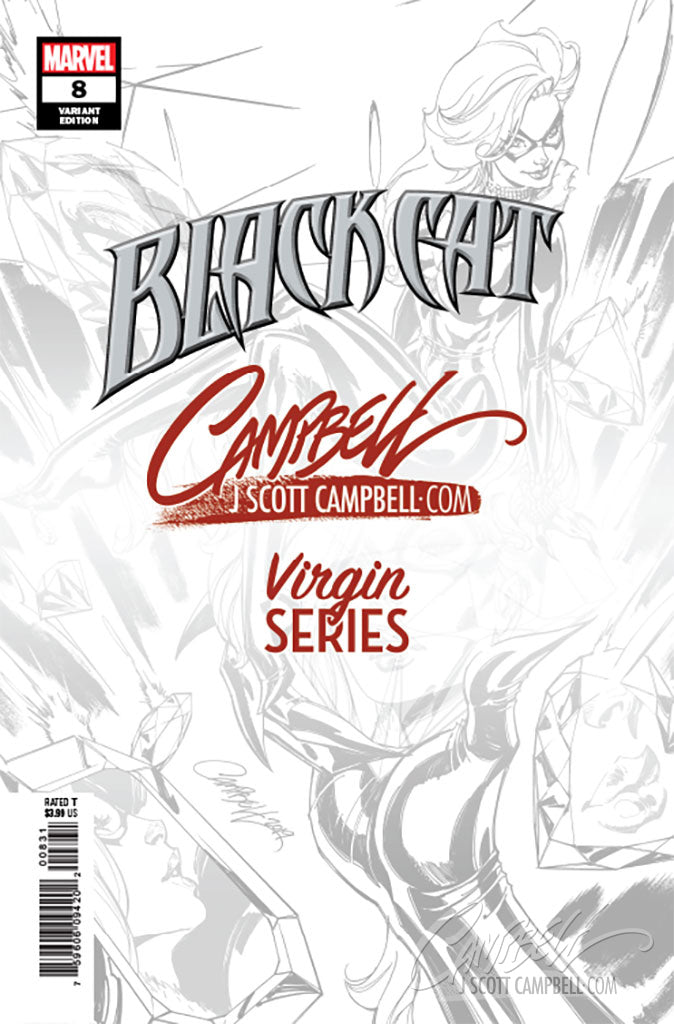 Black Cat #8 J. Scott Campbell Cover B JSC EXCLUSIVE
