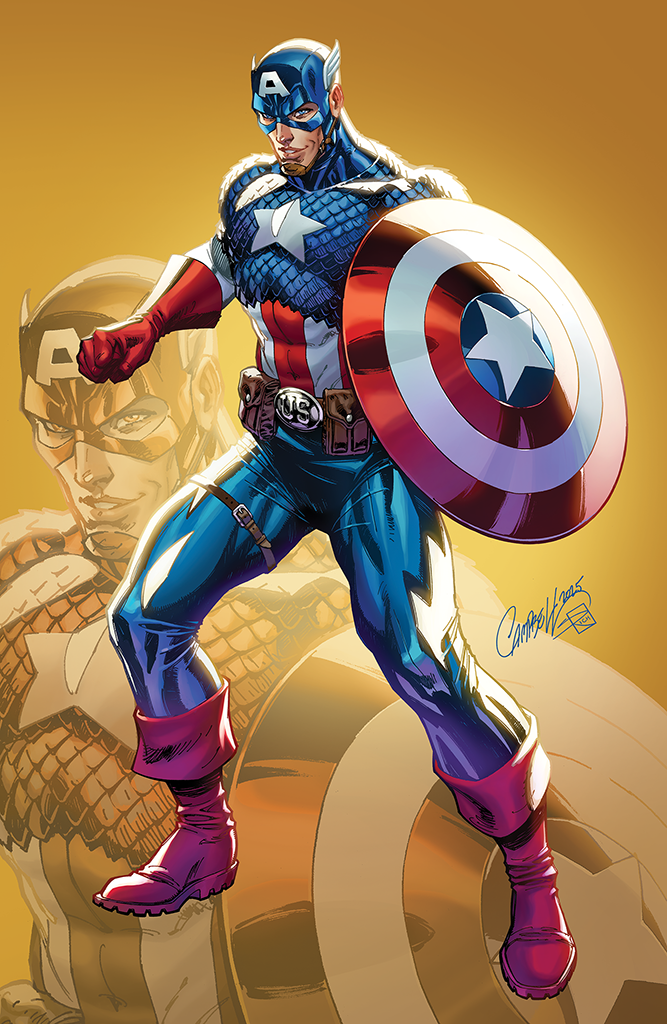 Captain America #2 [B] J. Scott Campbell Virgin INCENTIVE 1:100 (2025)