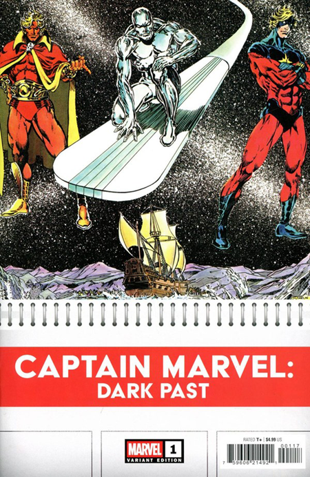 Captain Marvel: Dark Past #1 [E] Jim Starlin INCENTIVE 1:50 [GEM] (202