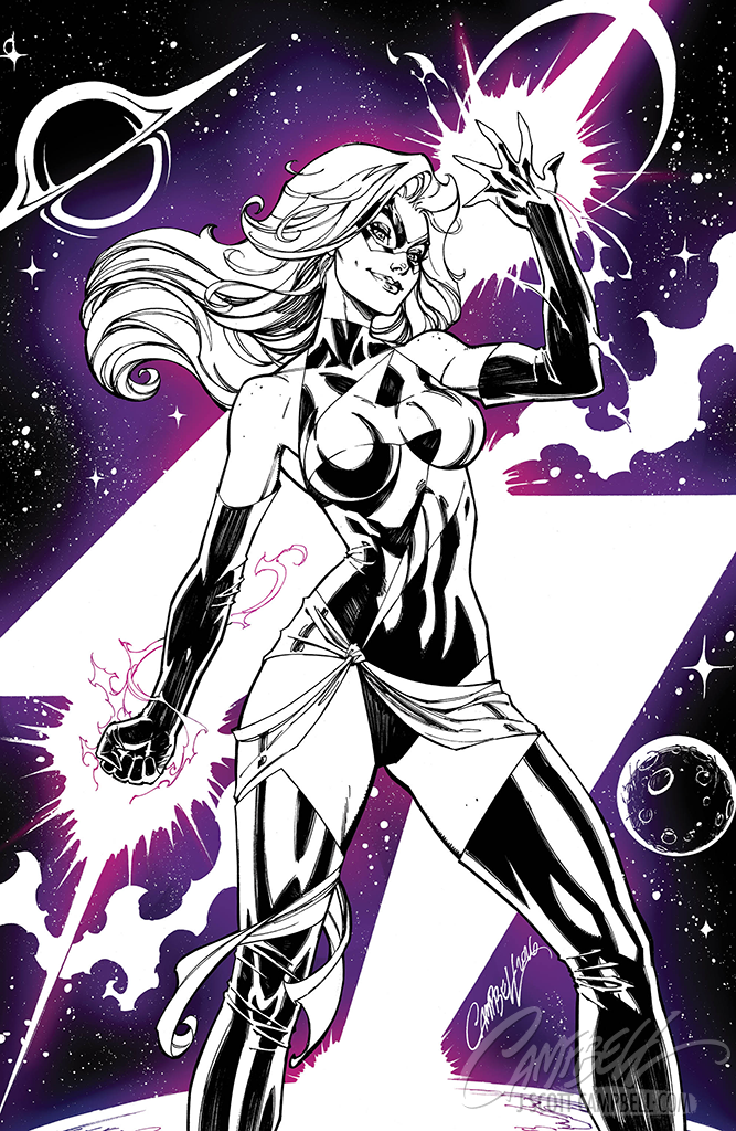 Captain Marvel: Dark Past #1 [B] JSC Artist EXCLUSIVE "Lineart" (2026)