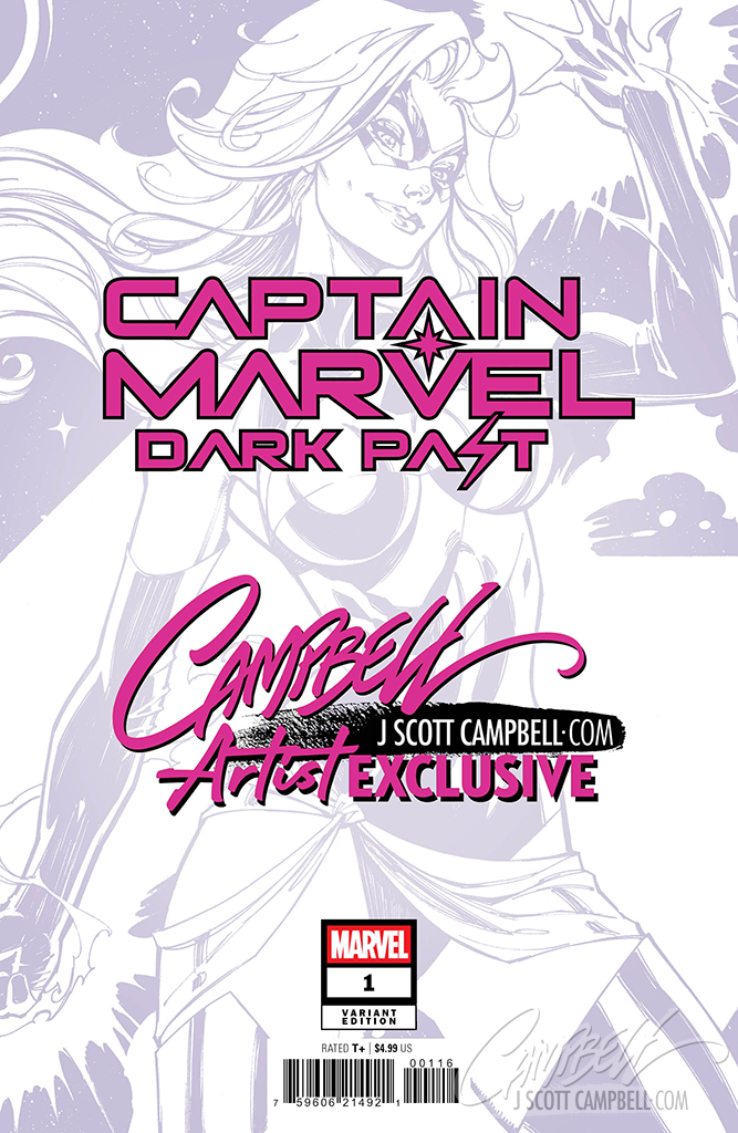 Captain Marvel: Dark Past #1 [B] JSC Artist EXCLUSIVE "Lineart" (2026)