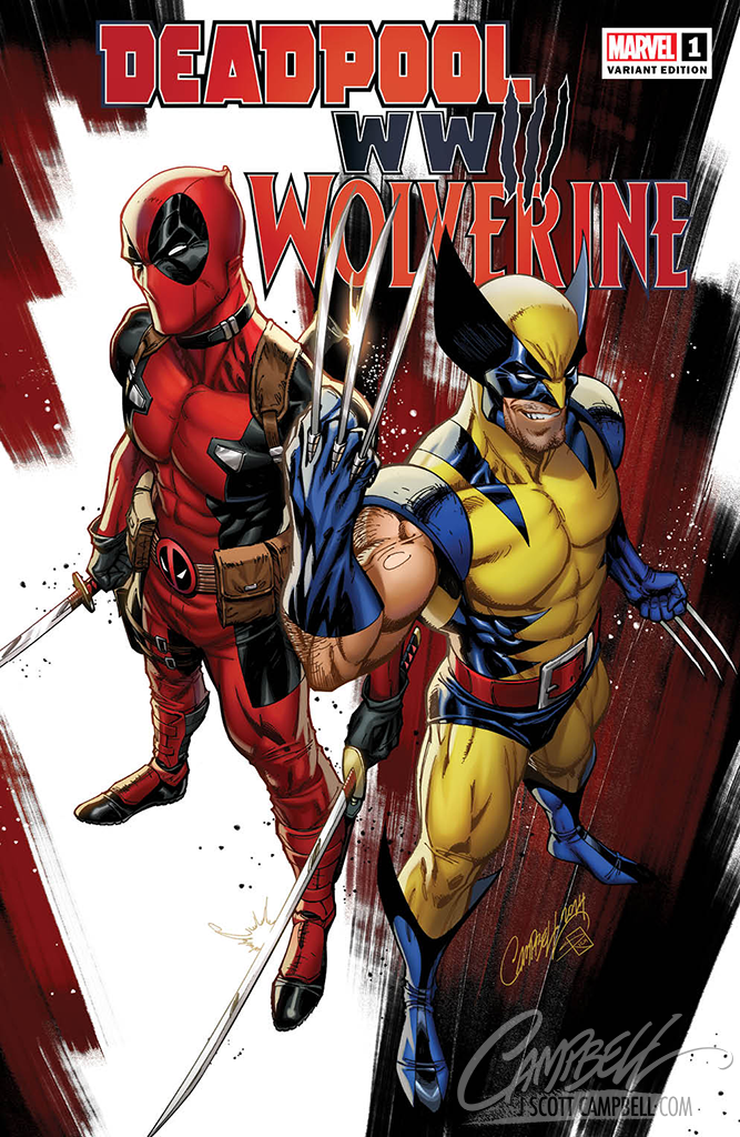 Original Art: Deadpool & Wolverine: WWIII #1 Cover A "Trade Dressed"