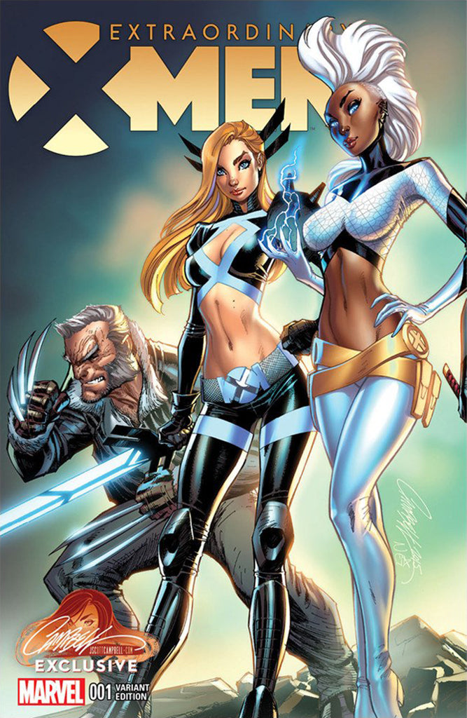 J. Scott Campbell Uncanny X-Men #1 JSC EXCLUSIVE Cover C