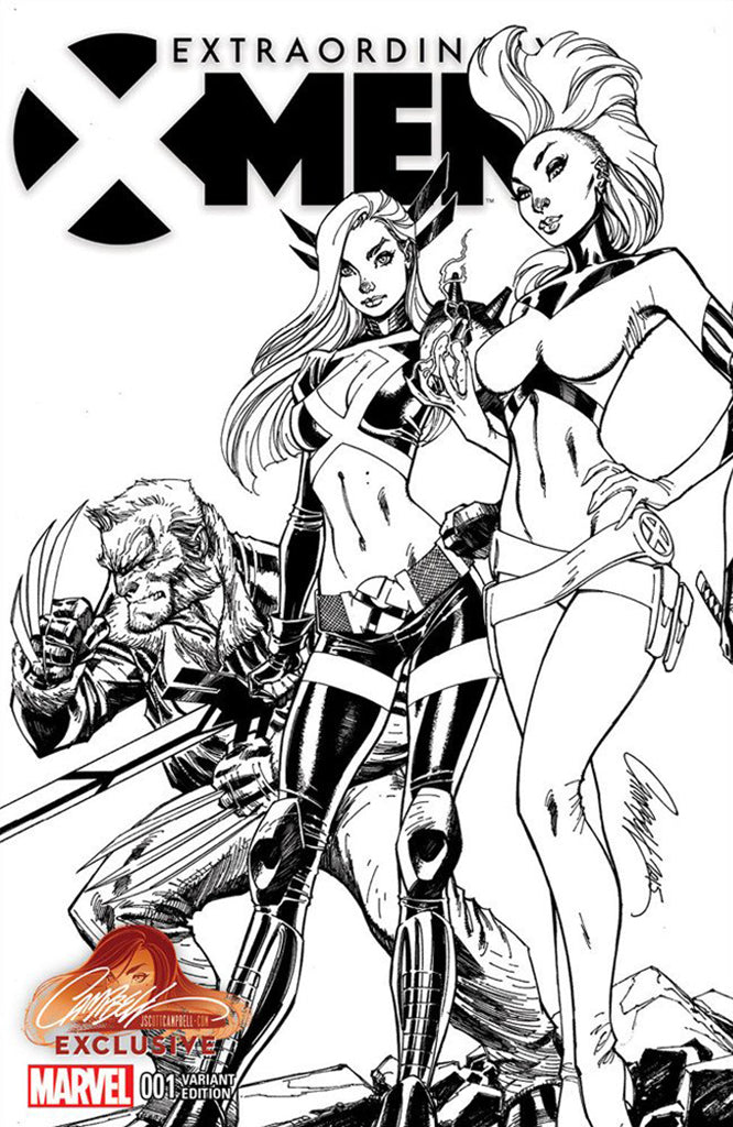 J. Scott Campbell Uncanny X-Men #1 JSC EXCLUSIVE Cover C (2016