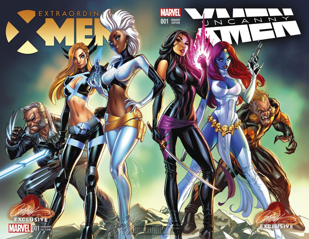 Uncanny X-Men #1 JSC EXCLUSIVE Cover C (2016)
