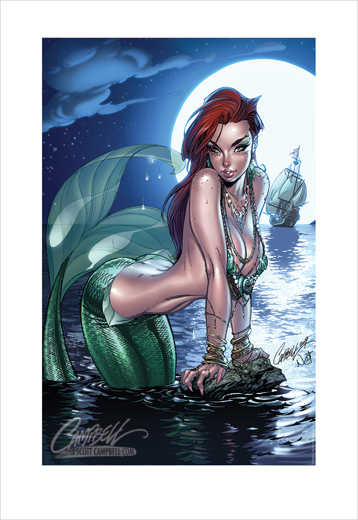 FTF Mermaid 2010 Print 13x19
