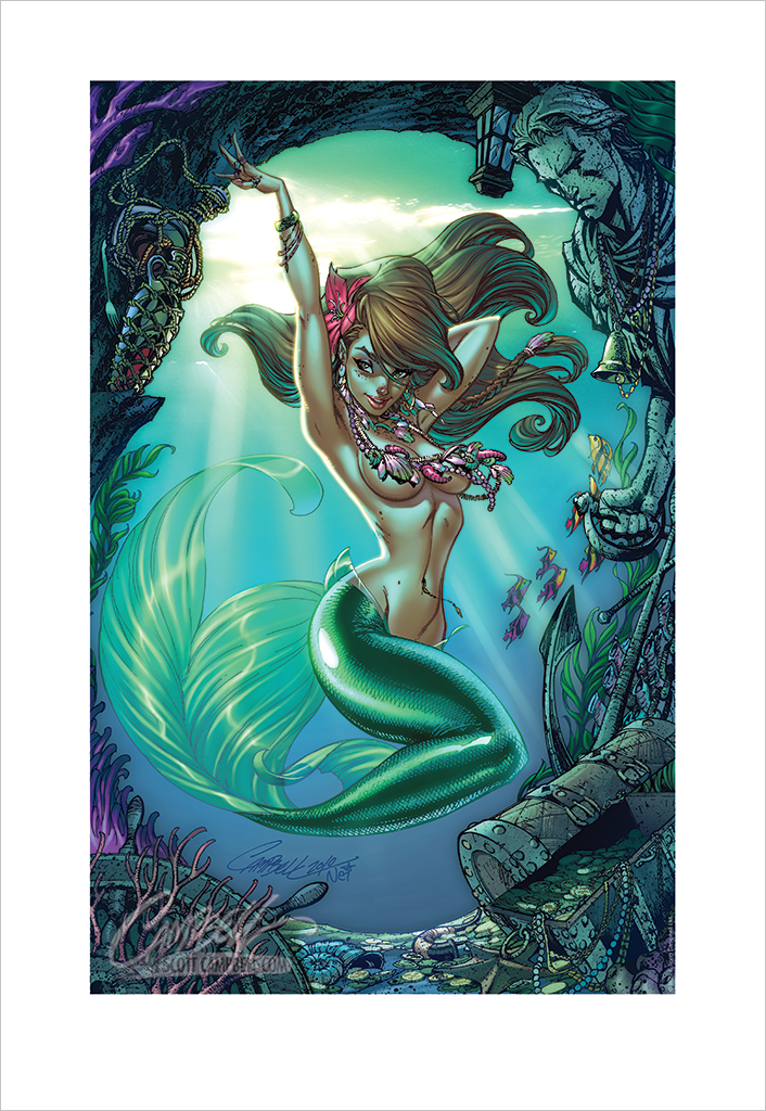 FTF Mermaid 2011 Print 13x19
