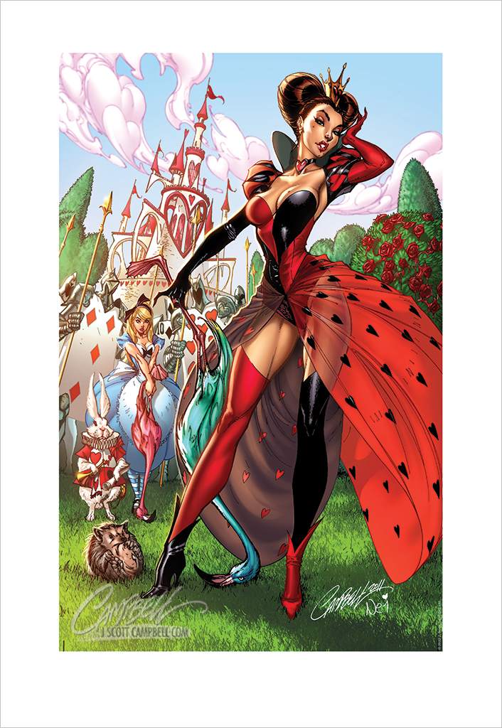 FTF Queen of Hearts 2012 Print 13x19