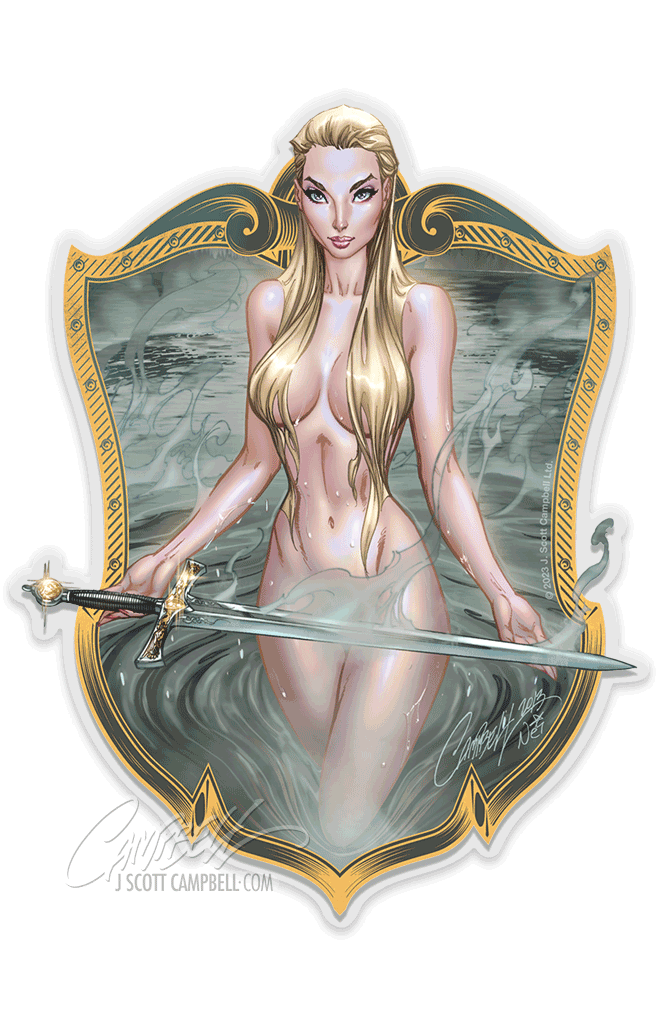 FTF Lady of the Lake (2014) Clear Sticker