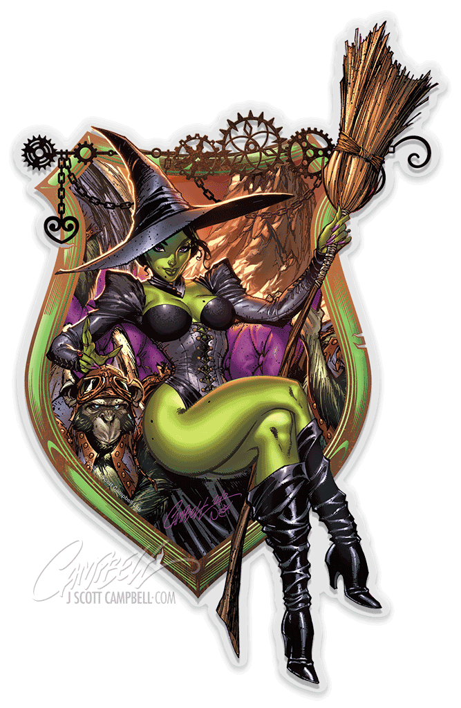 FTF Oz Wicked Witch (2011) Clear Sticker