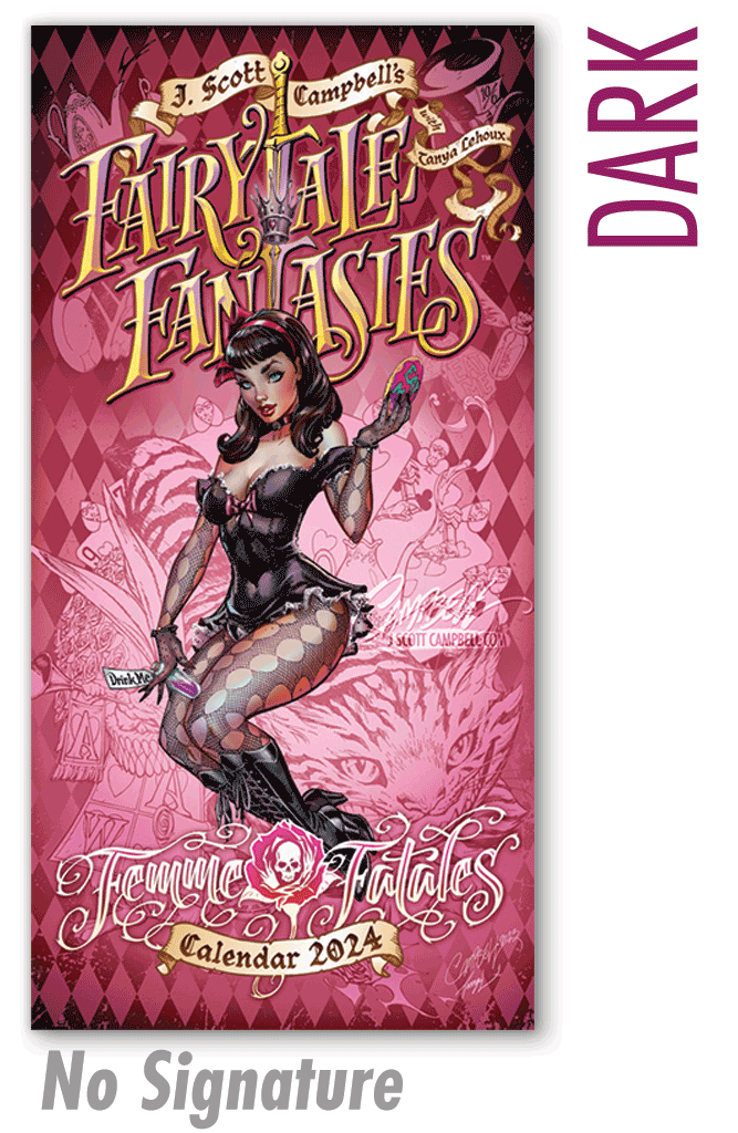 JSC's FairyTale Fantasies Calendars 2024 - Dual Signatures