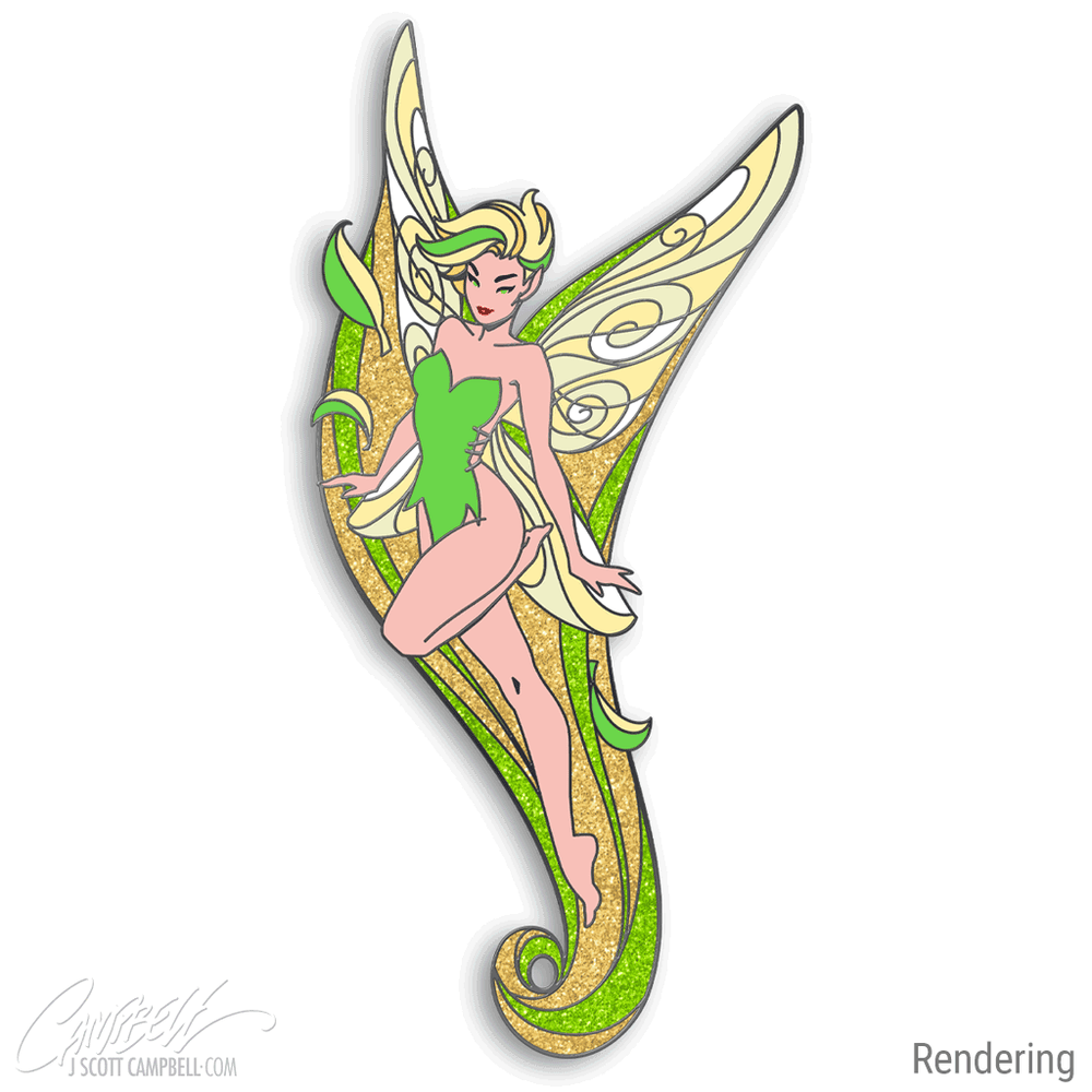 FTF Tinkerbell 2023 First Edition Pin J. Scott Campbell