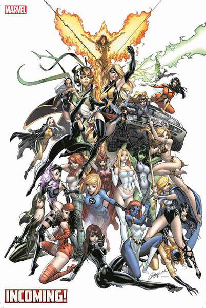 Incoming #1 INCENTIVE 1:500 Women of Marvel GEM J. Scott Campbell (201