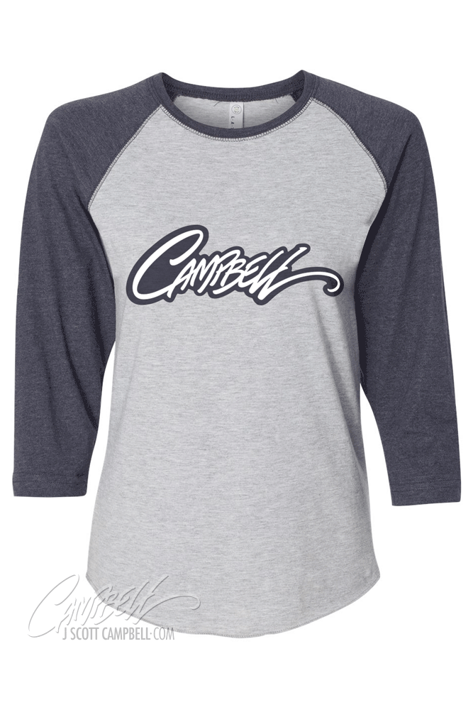 Campbell Logo 2023 Women's Baseball T-Shirt
