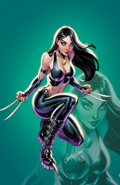 Laura Kinney: Wolverine #9 [B] J. Scott Campbell Virgin INCENTIVE 1:10