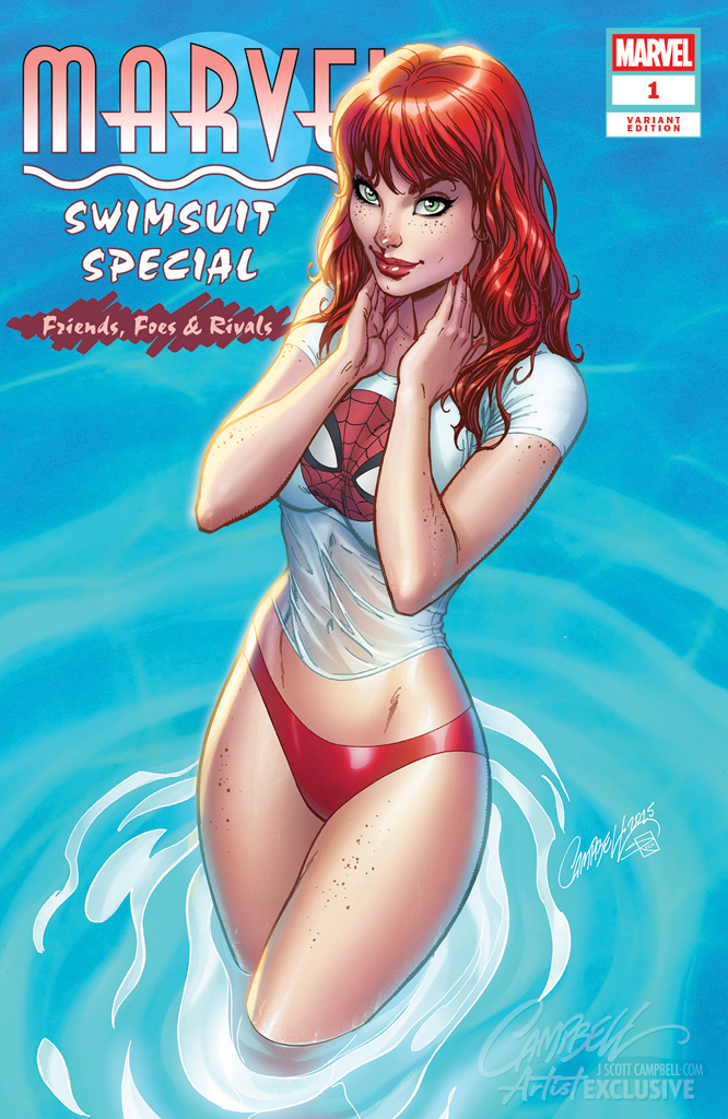 Original Art: Marvel Swimsuit Special: FFR #1 JSC EXCLUSIVE Cover A "MJ" (2025)