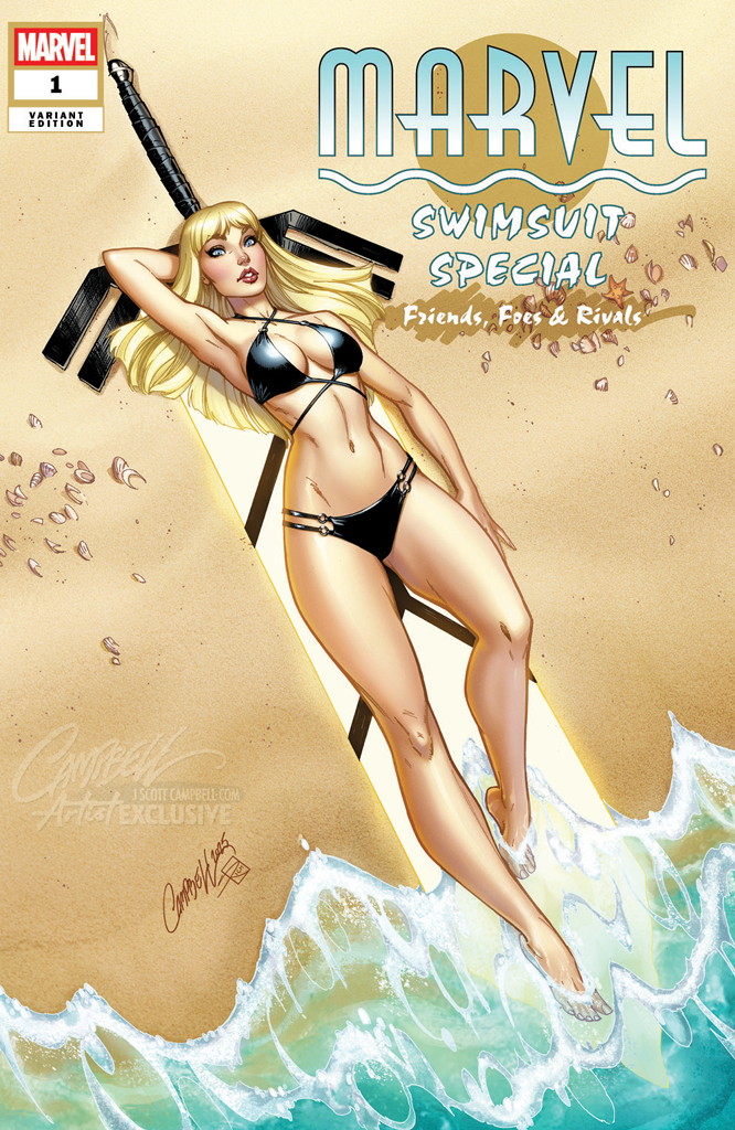 Original Art: Marvel Swimsuit Special: FFR #1 JSC EXCLUSIVE Cover C "Magik" (2025)