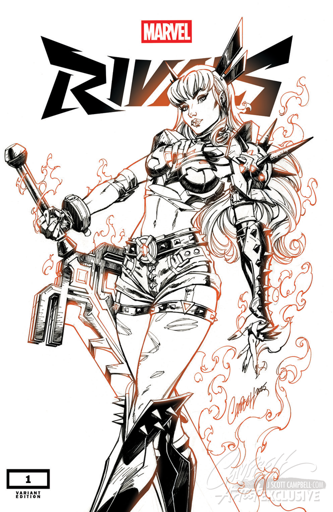 Marvel Rivals: Ignite #1 JSC Artist EXCLUSIVE Color Sketch variants (2025)