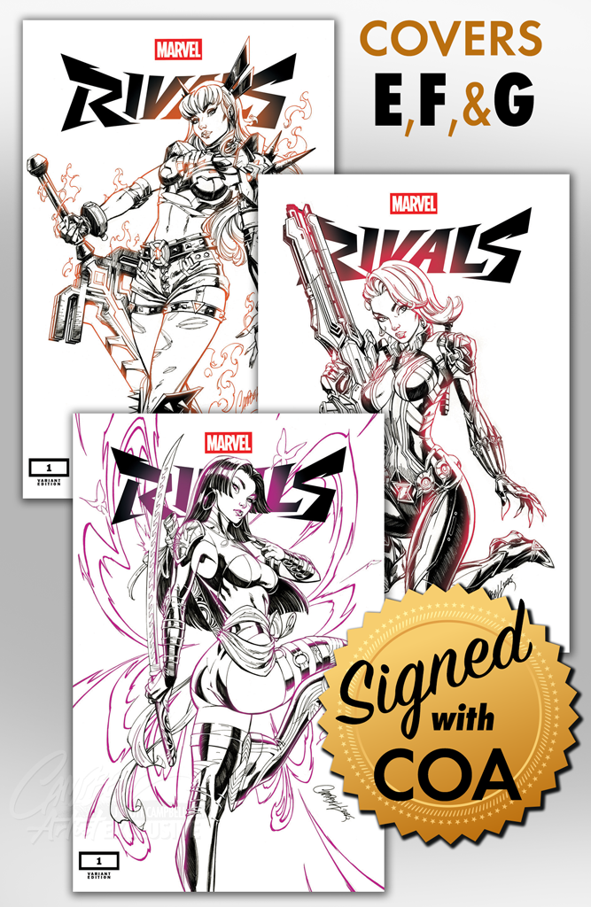Marvel Rivals: Ignite #1 JSC Artist EXCLUSIVE Color Sketch variants (2025)