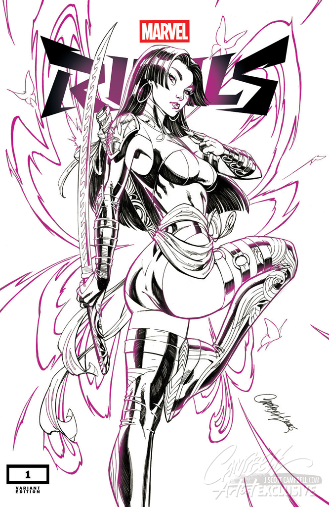 Marvel Rivals: Ignite #1 JSC Artist EXCLUSIVE Color Sketch variants (2025)