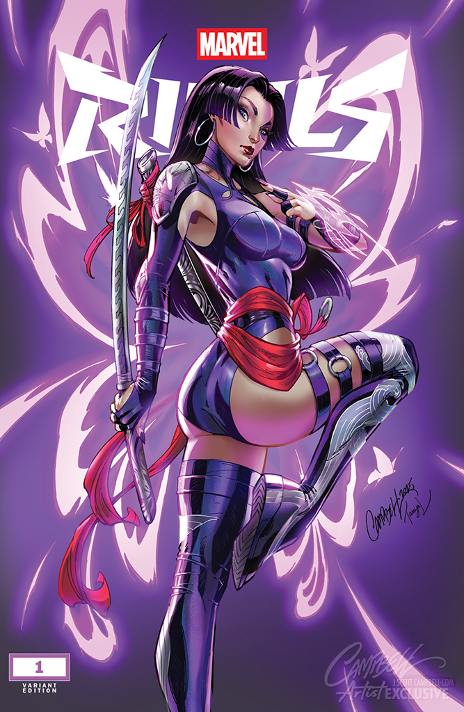 SOLD - Original Art: Marvel Rivals #1 JSC EXCLUSIVE Cover A "Psylocke" (2025)